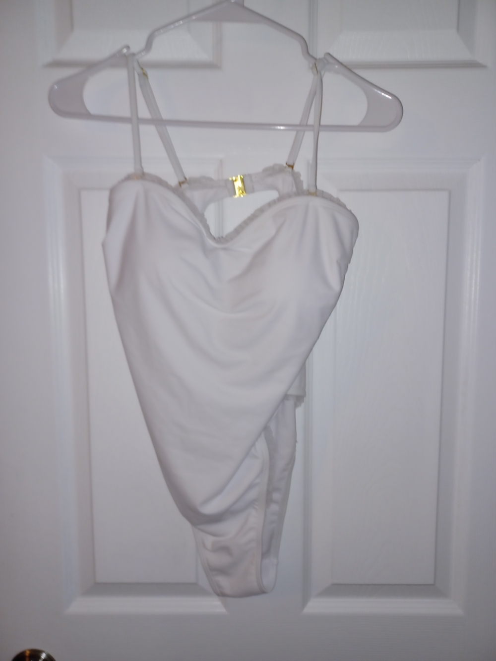 White Women's One-Piece Bathing Suit